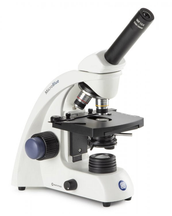 Microscopio monocular MicroBlue con objetivos 4/10/S/40/S60X MB.1651